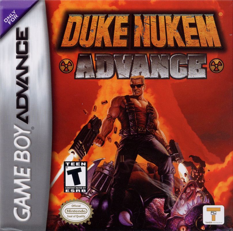 Duke Nukem Advance box art for GameBoy Advance